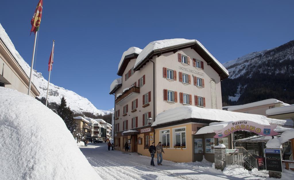 Hotel Heilquelle-Leukerbad-Therme Exterior foto