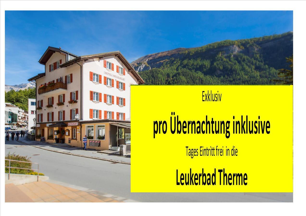 Hotel Heilquelle-Leukerbad-Therme Exterior foto