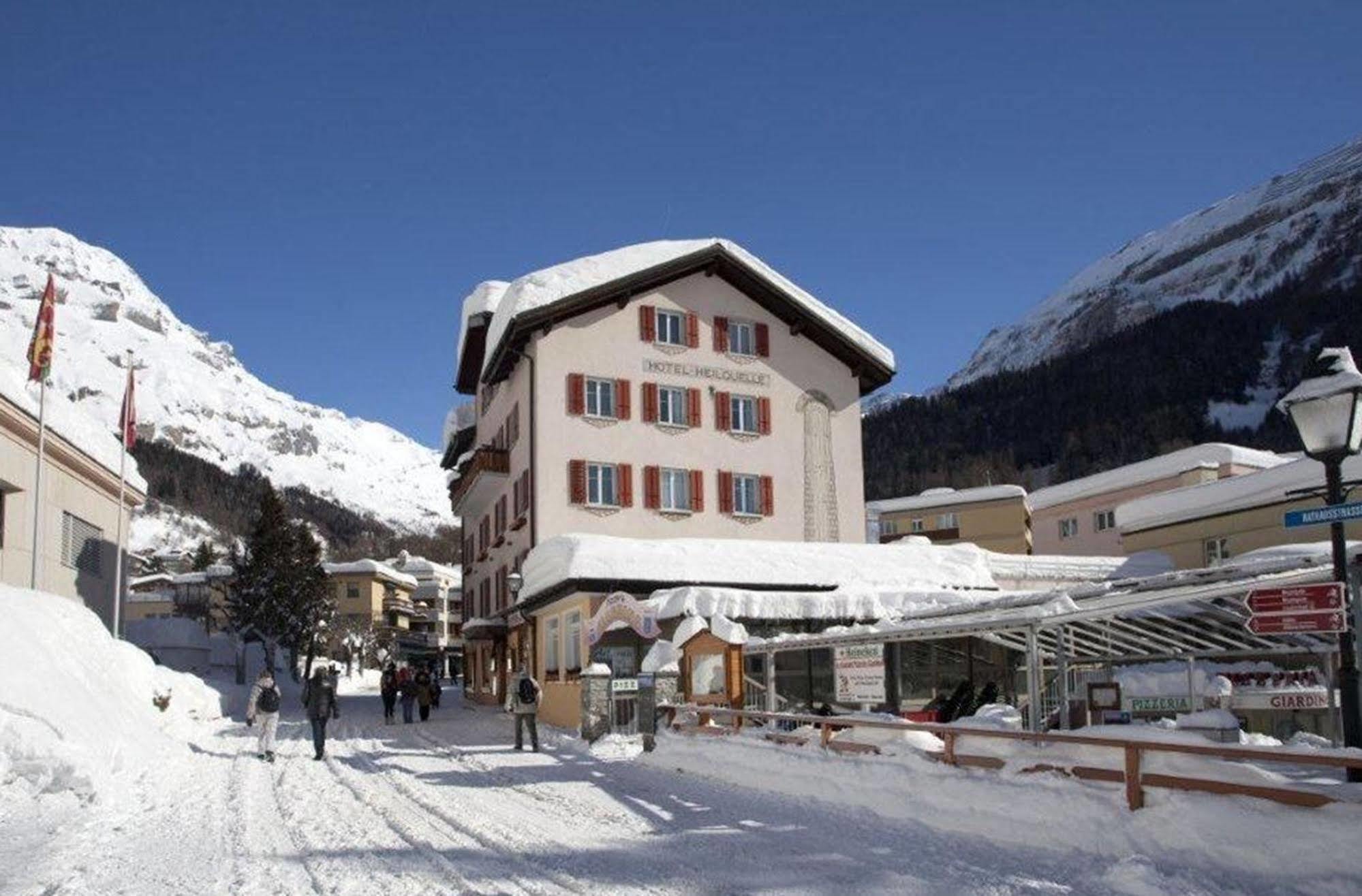 Hotel Heilquelle-Leukerbad-Therme Exterior foto